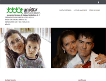 Tablet Screenshot of amigosmetabolicos.org